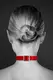 Чокер с кольцом Collier Fetish Rouge Bijoux pour toi, красный