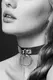 Чокер с кольцом черный COLLIER FETISH NOIR Bijoux pour toi