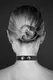 Чокер с надписью Slave COLLIER STRASS SLAVE CUIR BOVIN Bijoux pour toi