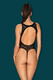 Боди Obsessive B 129 teddy S/L, чёрный