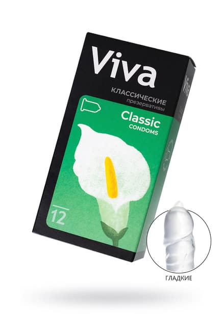 Презервативы Viva Классические, 12 шт