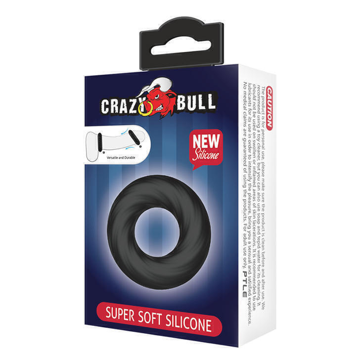 Baile Crazy Bull Super soft Эластичное эрекционное кольцо  Baile