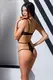 Боди Passion Lingerie Esmeralda body, Чёрный, S/M