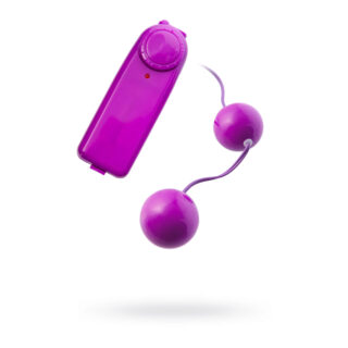 Вагинальные шарики с вибрацией Toyfa, фиолетовый