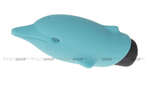 фото Мини-вибратор Adrien Lastic Pocket Dolphin Flippy, голубой