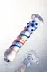 Фаллоимитатор Sexus Glass рельефный, бесцветный, 18 см