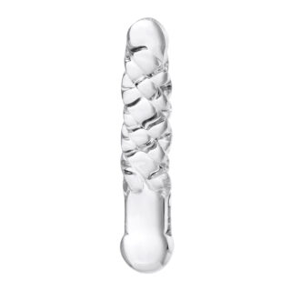 Двусторонний фаллоимитатор Sexus Glass 16 см, бесцветный