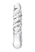 Двусторонний фаллоимитатор Sexus Glass 16 см, бесцветный