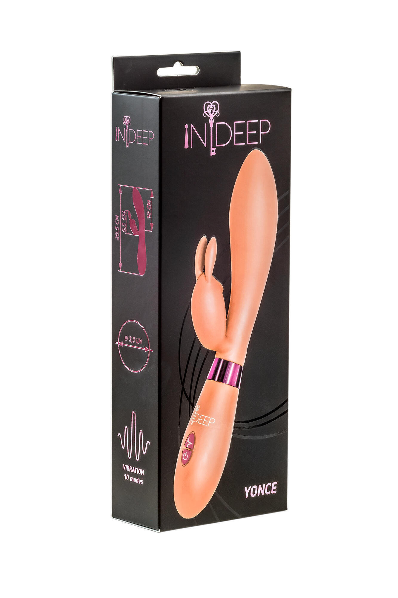 Вибратор-кролик Lola Games Indeep Yonce, бежевый