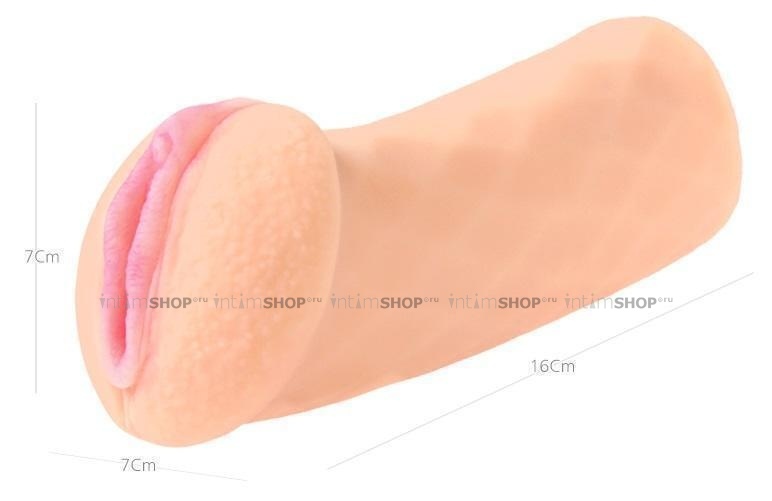 Мастурбатор вагина с двойным слоем материала Kokos Elegance.007D - фото 6