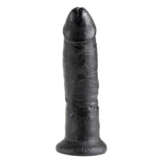 Фаллоимитатор реалистик на присоске черный King Cock 9 Cock Black Pipedream