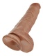 Большой фаллоимитатор PipeDream King Cock 29.2 см, светло-коричневый