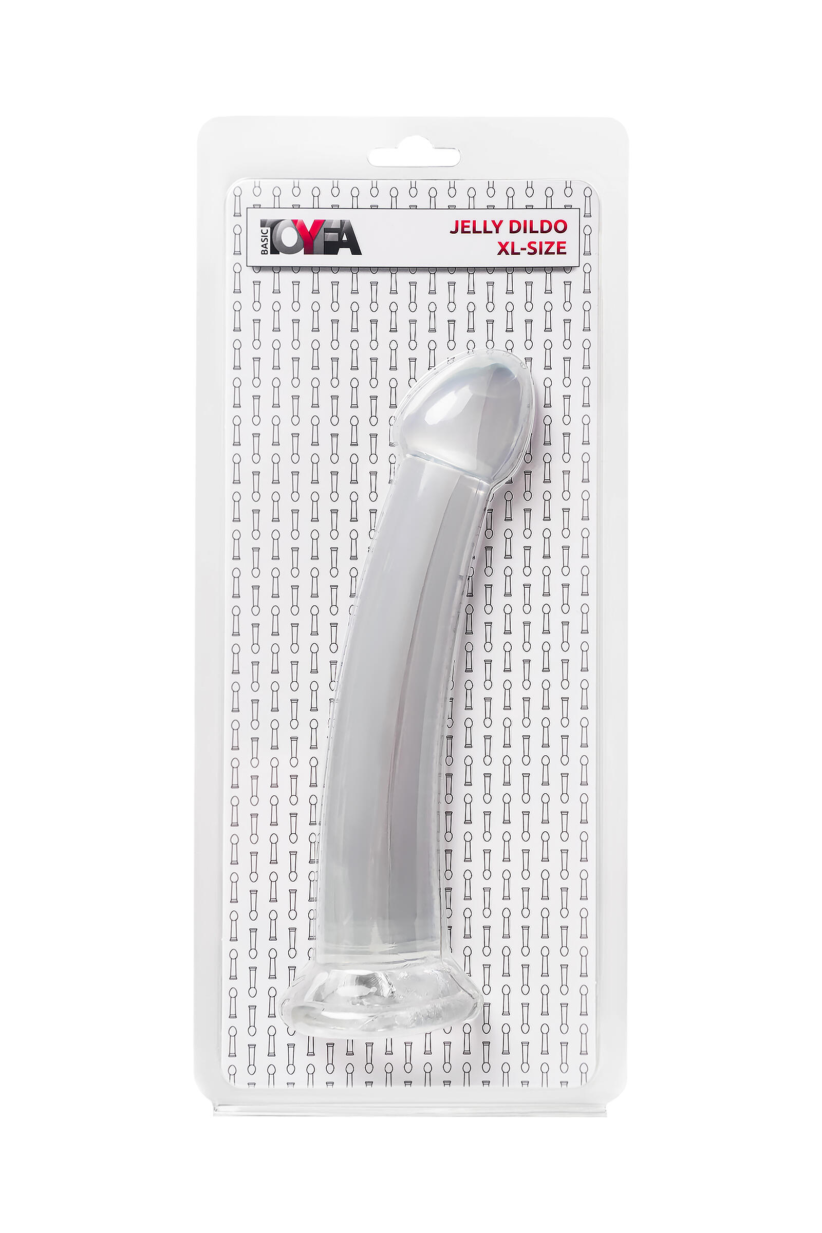 Фаллоимитатор Toyfa Jelly Dildo XL на присоске 22 см, бесцветный