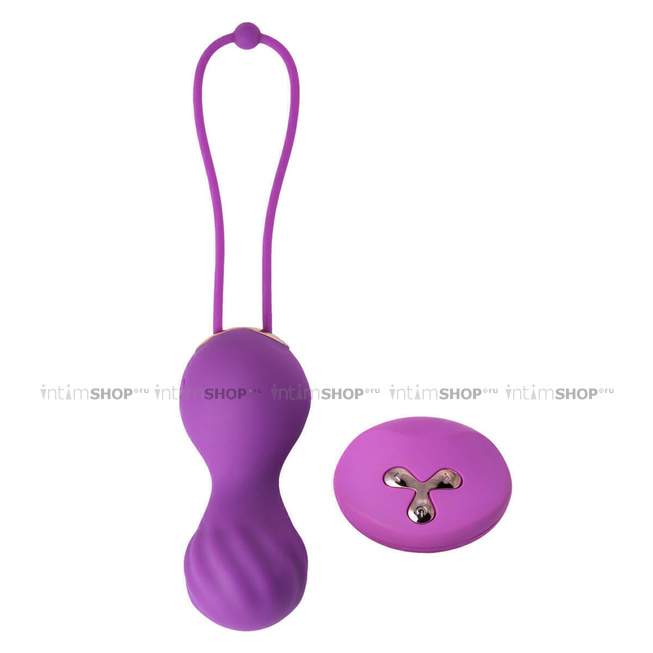 Вагинальные шарики с пульсирующими бусинами JOS Alba, фиолетовые от IntimShop