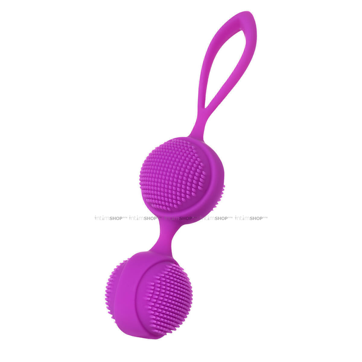 Вагинальные шарики с ресничками JOS NUBY, фиолетовые