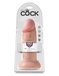Фаллоимитатор-гигант на присоске Pipedream King Cock Chubby Flesh, 25.4 см, телесный 