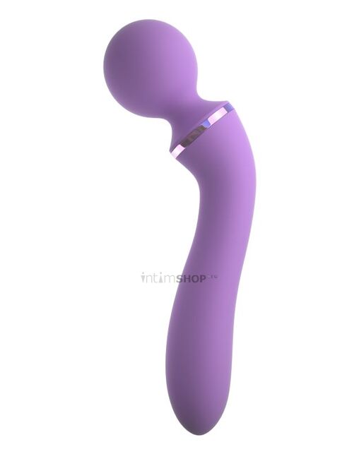 Двусторонний вибратор Pipedream Fantasy For Her Duo Wand Massage-Her, сиреневый