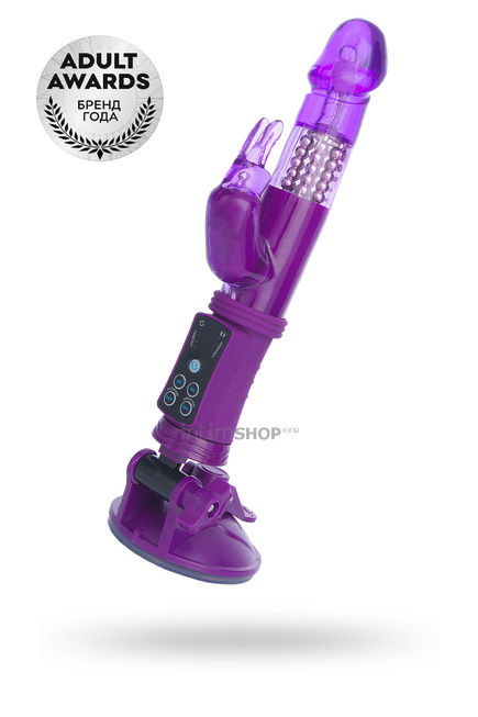 Вибратор-кролик с ротацией Toyfa A-Toys High-Tech fantasy, фиолетовый