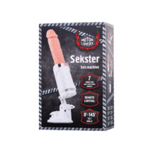 Секс-машина с подогревом и пультом ДУ Sekster MotorLovers, белый