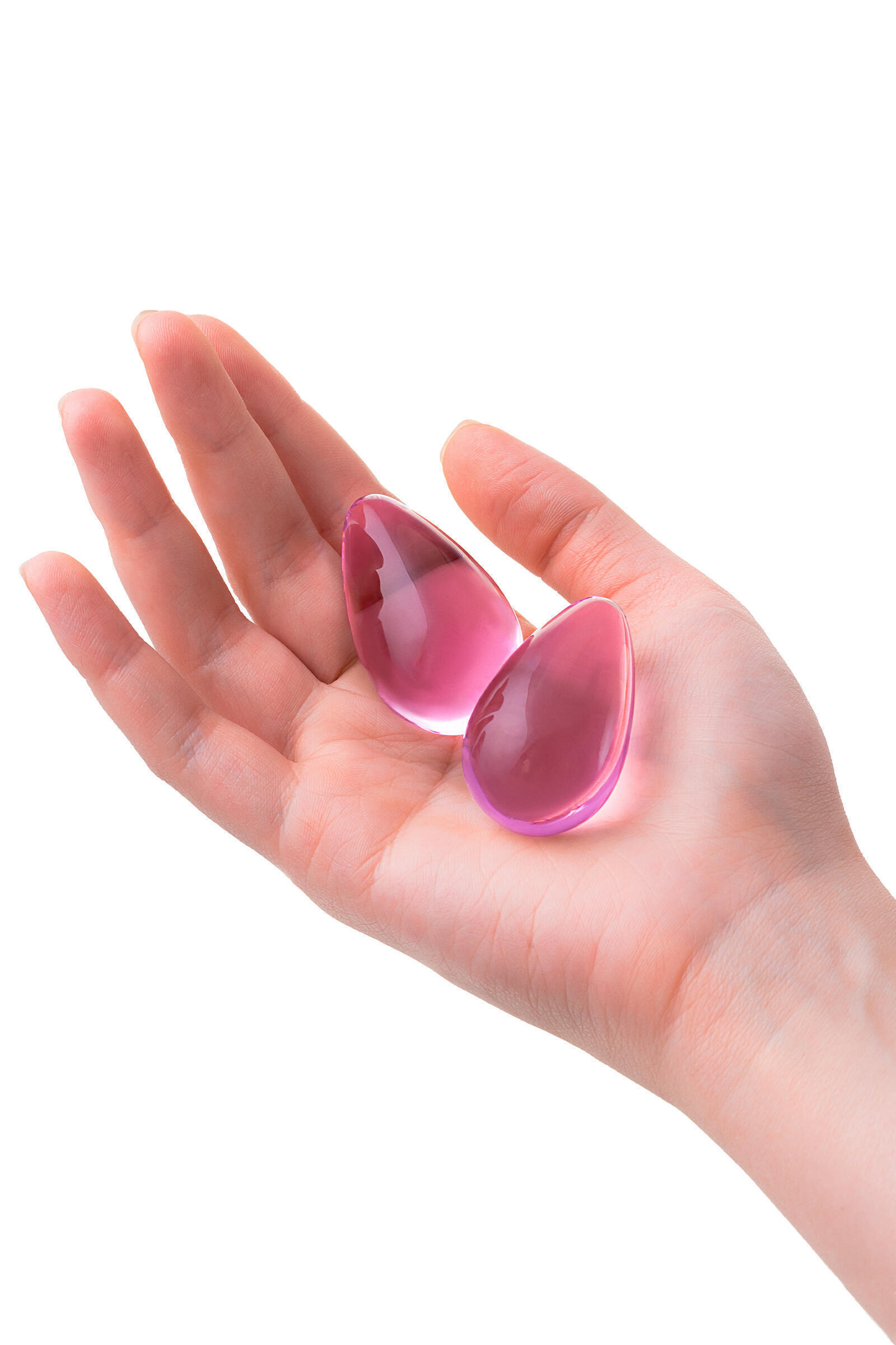 Вагинальные шарики Sexus Glass, розовые