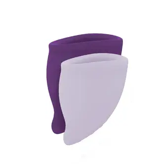 Менструальные чаши Fun Factory Fun Cup Explore Kit 2 шт в наборе, фиолетовый