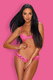 Комплекты Obsessive Alabastra set Pink, Розовый, L/XL