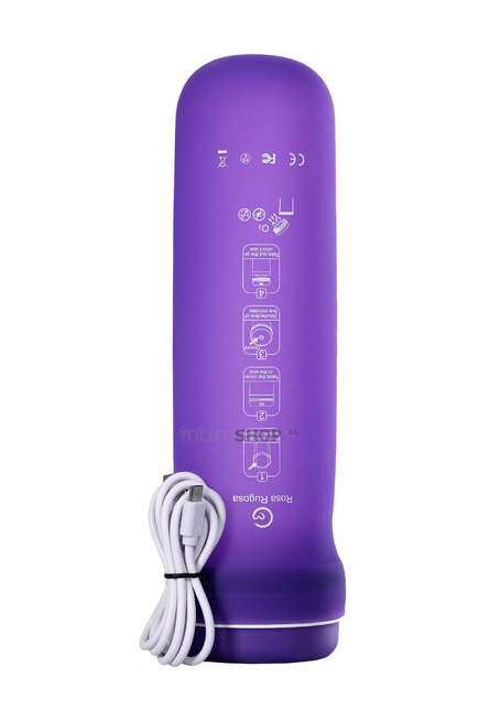 Контейнер для антибактериальной обработки секс-игрушек Rosa Rugosa Mini Bar, фиолетовый от IntimShop