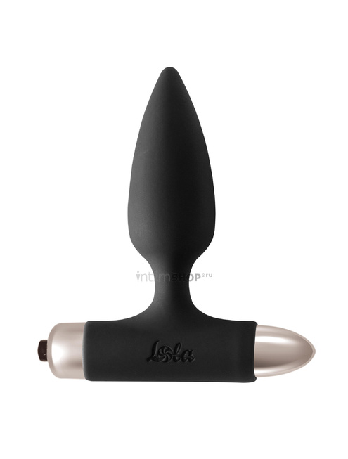 Анальная вибропробка с шариком New Edition Glory Lola Toys Spice It Up черный
