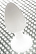Акриловая анальная пробка Toyfa, светящаяся в темноте, 8 см, белый
