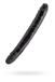 Двусторонний фаллоимитатор Toyfa Black & Red 31 см, черный