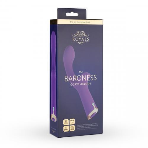 Вибратор-кролик EDC Royals The Baroness G-spot, фиолетовый