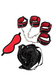 Набор для фиксации рук и ног Anonymo by Toyfа с маской на глаза, красно-черный