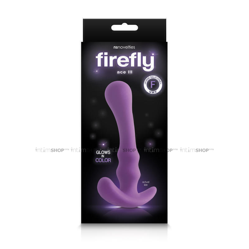 Анальный стимулятор для ношения Firefly Ace III Purple, фиолетовый