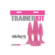 Набор анальных пробок NSNOVELTIES Sliders Trainer Kit-Pink 3 шт, розовый