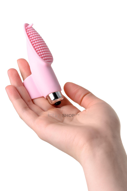 фото Вибронасадка на палец Jos Twity для прелюдии, розовая
