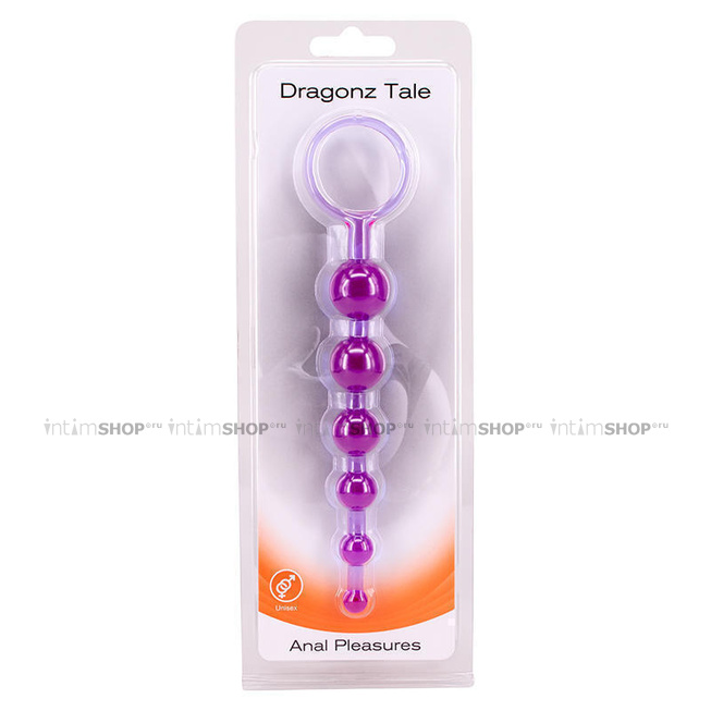 Анальная цепочка Seven Creations Dragonz Tale Anal, фиолетовая от IntimShop