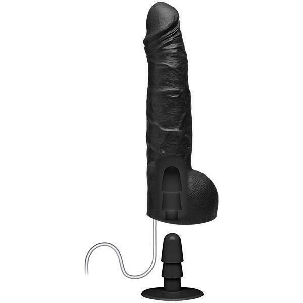 Фаллоимитатор с семяизвержением Doc Johnson Kink Wet Works Cumplay Cock 26.7 см, черный