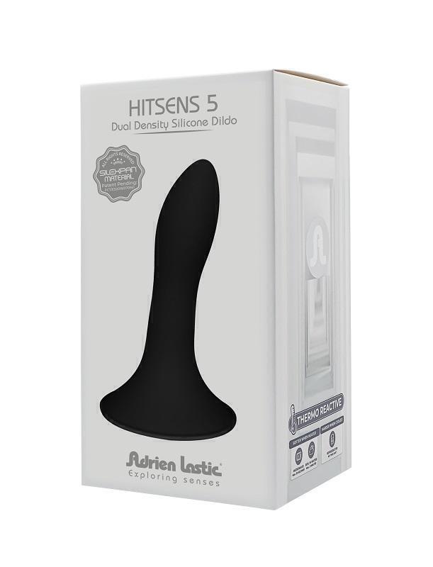 Фаллоимитатор Adrien Lastic Hitsens 5 с изменением формы 12.9 см, черный