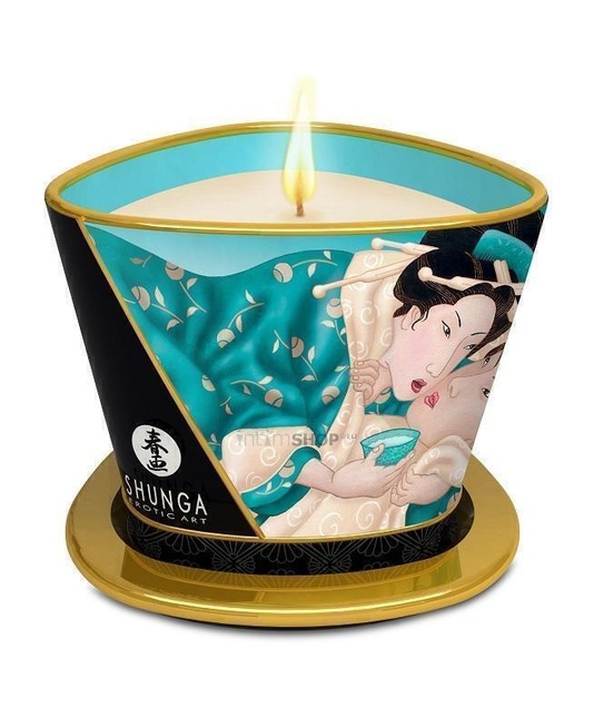 Свеча с массажным маслом Shunga Island Blossoms, 170 гр от IntimShop