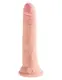 Фаллоимитатор Pipedream на присоске King Cock Plus Triple Density 21 см, телесный