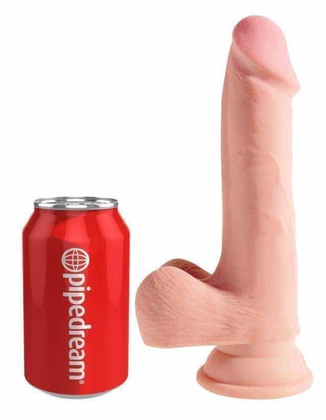 Фаллоимитатор Pipedream King Cock Plus Triple Density, 23 см, телесный