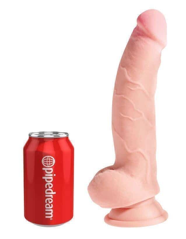 Фаллоимитатор Pipedream King Cock Plus Triple Density 24.1 см, телесный