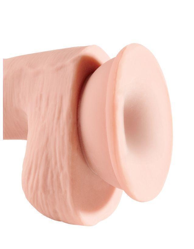 Фаллоимитатор Pipedream King Cock Plus Triple Density 17.7 см, телесный