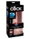 Фаллоимитатор Pipedream King Cock Plus Triple Density 17.7 см, телесный