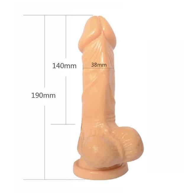 Фаллоимитатор Aphrodisia Carved Dong, 19 см, телесный от IntimShop