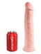 Фаллоимитатор Pipedream на присоске King Cock Plus Triple Density 29.2 см, телесный