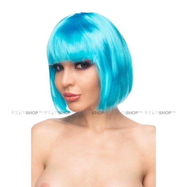 Парик Джага-Джага Сора, ярко-голубой - фото 1