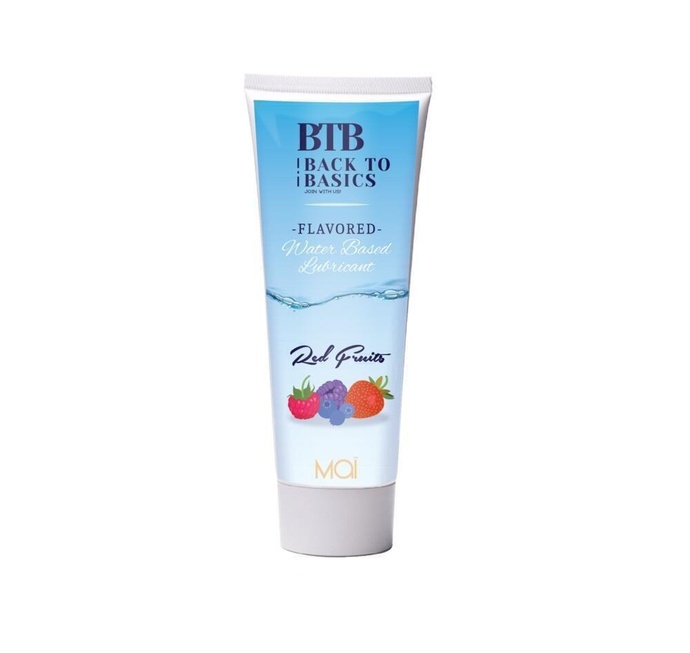 фото Гель-лубрикант Mai Cosmetics BTB Flavored, на водной основе, Красные Фрукты, 75 мл