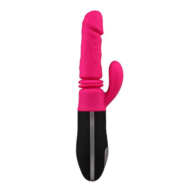 Фрикционный вибратор-кролик Aisnn G-spot, розовый