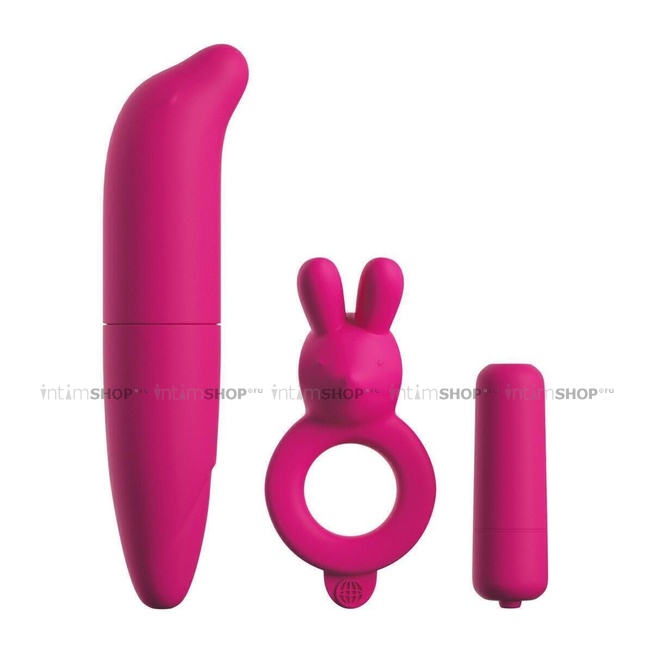 Стартовый набор для пар Pipedream Classix Couples Vibrating Starter Kit, розовый от IntimShop